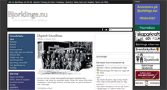 Desktop Screenshot of bjorklinge.nu